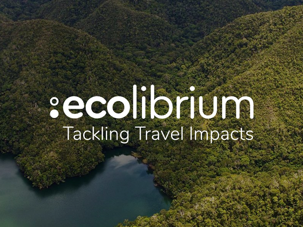 Ecolibrium logo and a rainforest